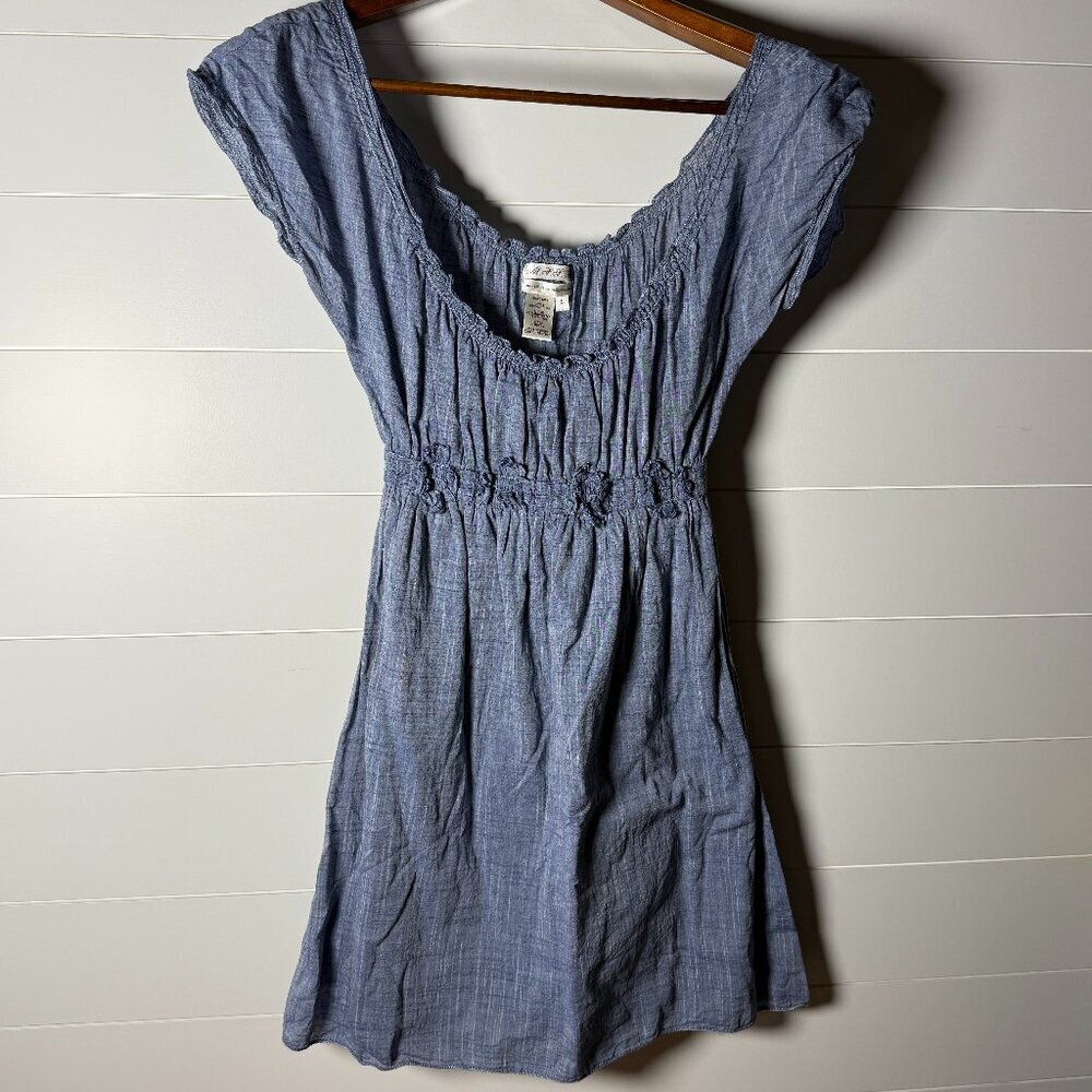 MSSP Mini Blue Chambray Women's Dress Size Small